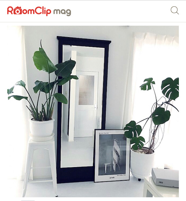 RoomClip　公式サイト　鏡で高級感を演出しよう♪ IKEAミラーの飾り方
